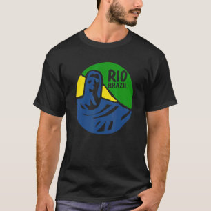 Camiseta Rio de Janeiro, Brasil, souvenir para mulheres
