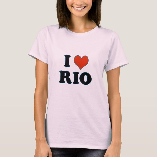 Camiseta Rio de Janeiro - Eu amo o Rio (Frente)
