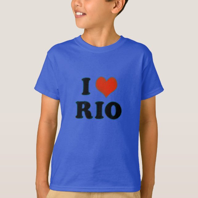 Camiseta Rio de Janeiro - Eu amo o Rio (Frente)