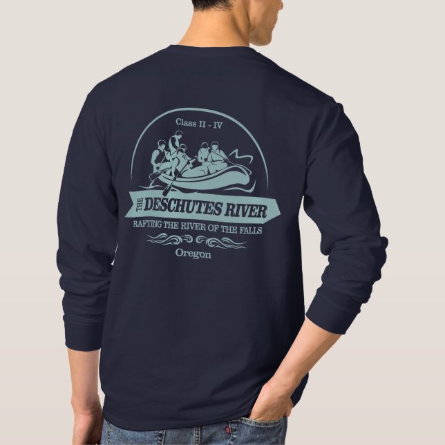 Camiseta Rio Deschutes (rafting2) (Verso)
