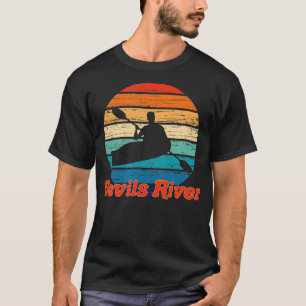 Camiseta Rio Devils Canoagem Kayaking Teas Kayaker TX Yak