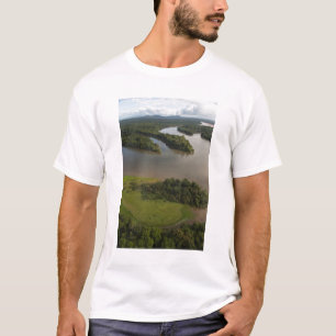 Camiseta Rio Essequibo, o mais longo rio da Guiana, e