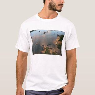 Camiseta Rio Essequibo, o rio mais longo da Guiana, e 2