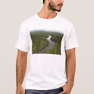 Camiseta Rio Essequibo, o rio mais longo da Guiana, e 5