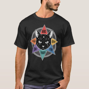 Camiseta Rio Estrela Trovão Céu Gato Felino