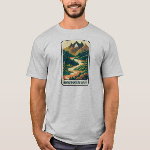Camiseta Rio Horsepasture Carolina do Norte Cores