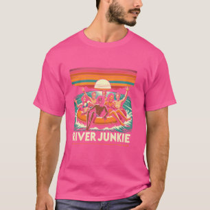 Camiseta Rio Junkie Retro Sunset River Summer Flop