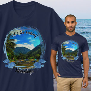 Camiseta Rio Mismaloya 0344 de Pesca de vamos Go