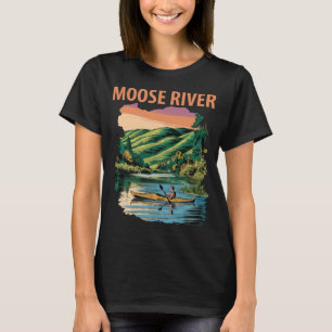 Camiseta Rio Moose Nova York, Vista Cênica, Viagem