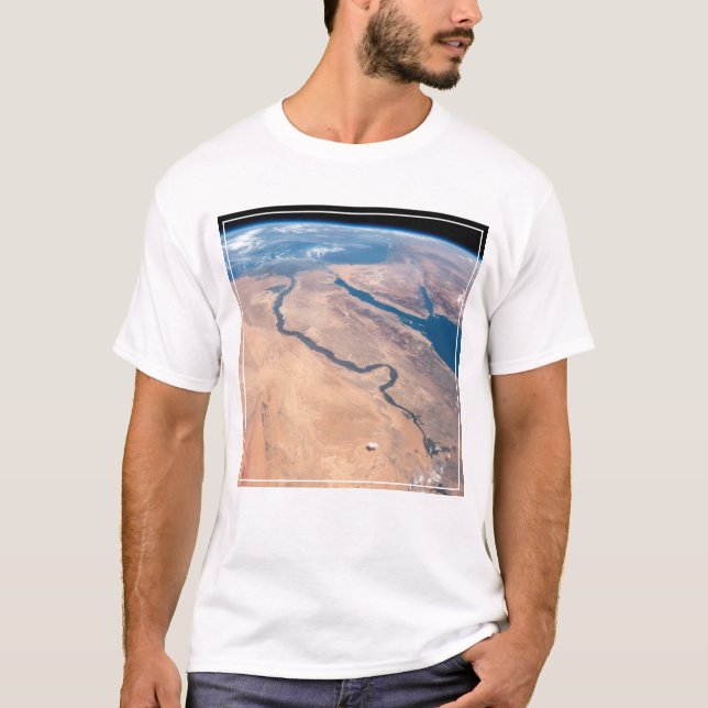 Camiseta Rio Nilo, Mar Vermelho E Mar Mediterrâneo. (Frente)