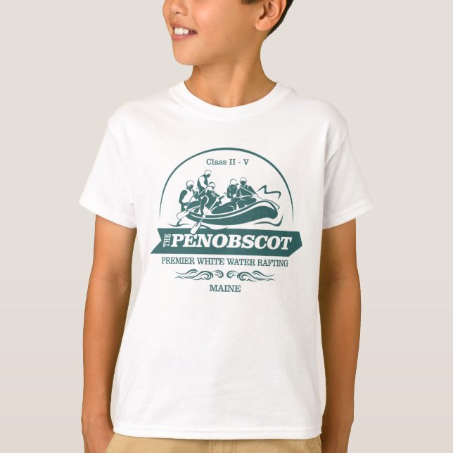 Camiseta Rio Penobscot (rafting 2) (Frente)