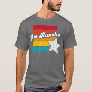 Camiseta Rio Rancho Novo México Vintage Enfrentou Souvenir