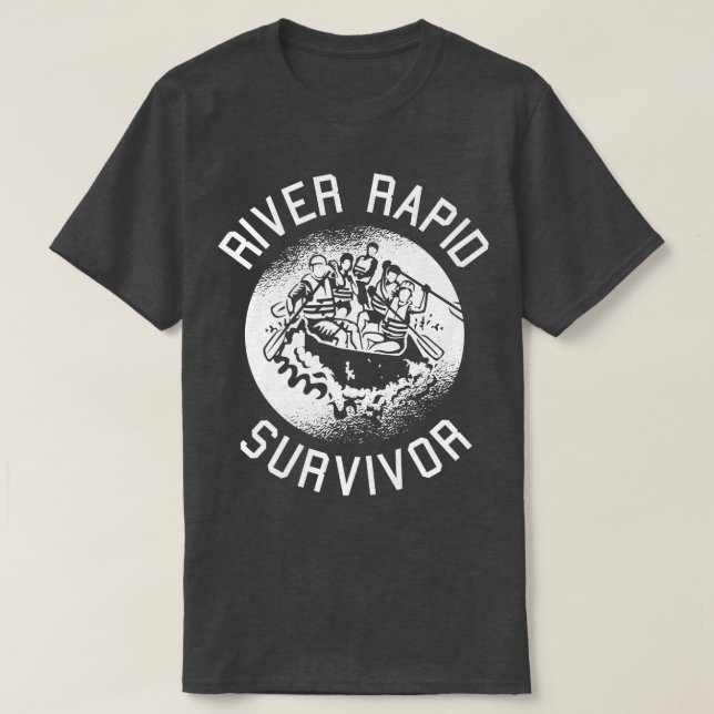 Camiseta Rio Rapid Survivor Rapids hrills Rafael (Frente do Design)