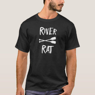 Camiseta Rio Rat Rafting Camping Kayaking Canoeing