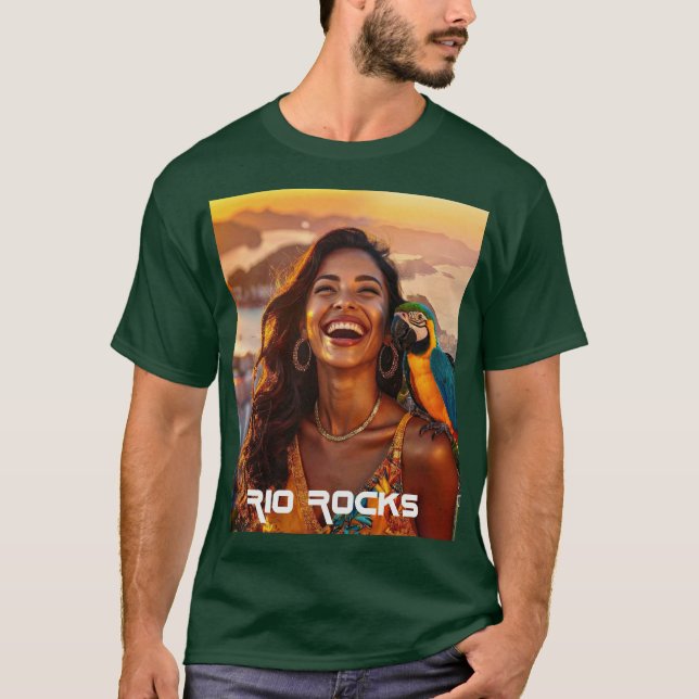 CAMISETA RIO ROCKS - BRASIL (Frente)