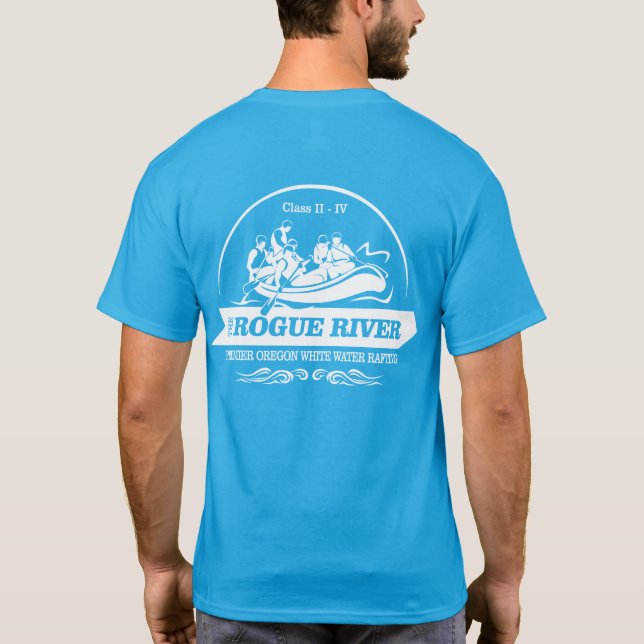 Camiseta Rio Rogue (rafting2) (Verso)