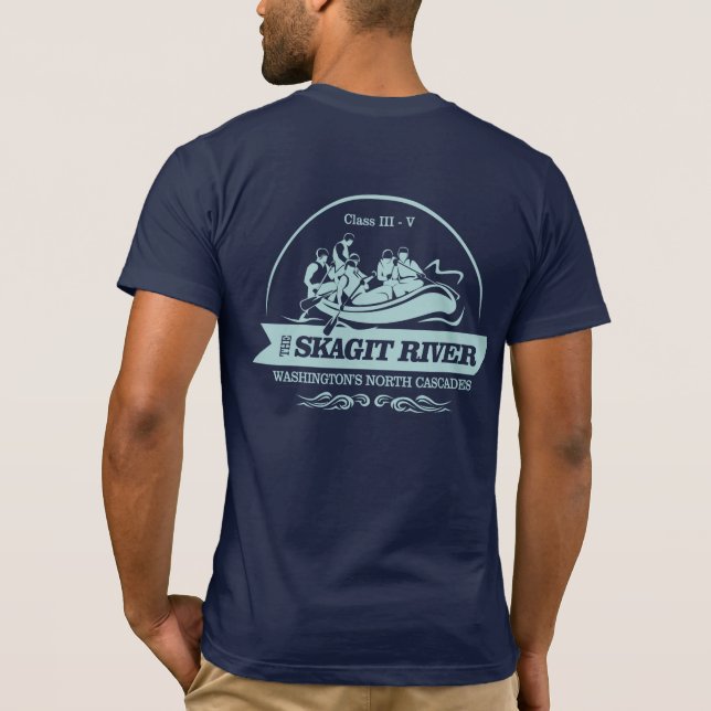 Camiseta Rio Skagit (rafting 2) (Verso)