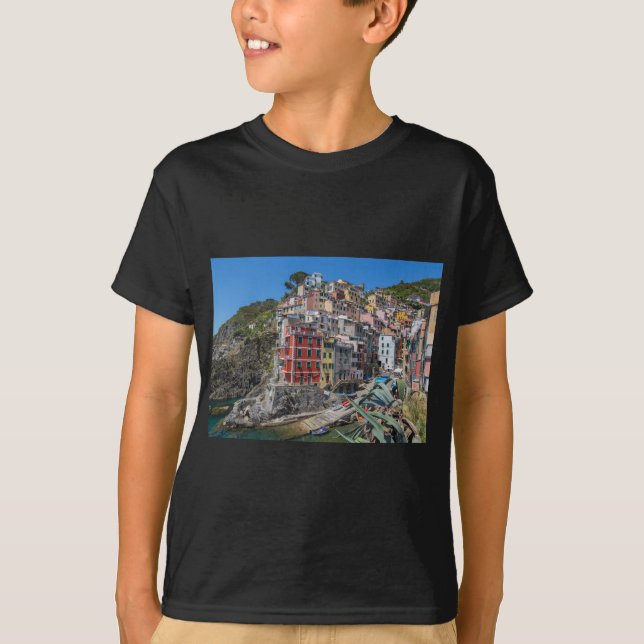 Camiseta Riomaggiore Cinque Terre Liguria Itália (Frente)