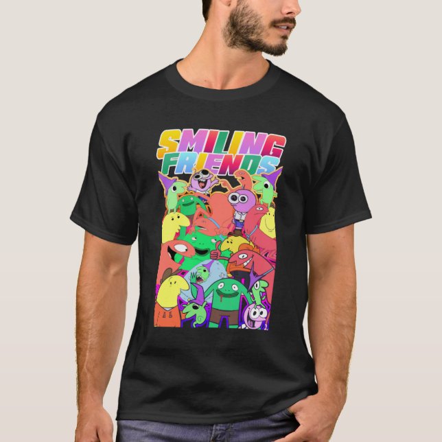 CAMISETA RIOT DE AMIGOS DE PEQUENA DIMENSÃO (Frente)