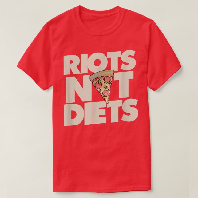 Camiseta Riots Not Diets FeministPizza Love Feminism 5280 (Frente do Design)