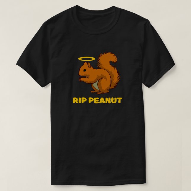 Camiseta RIP amendoim (Frente do Design)
