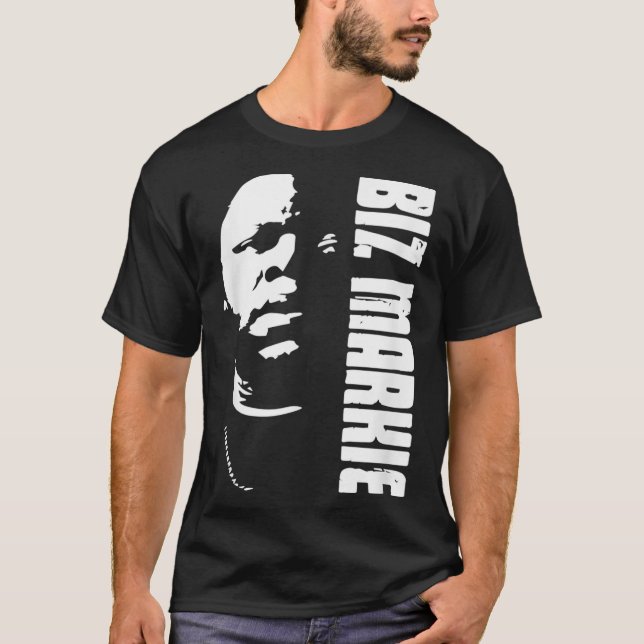 Camiseta Rip Biz Markie, Rapper Biz Markie, Biz Markie Rip, (Frente)