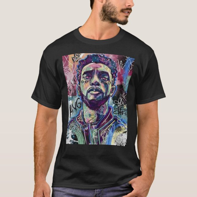 Camiseta Rip Chadwick Boseman KING   (Frente)