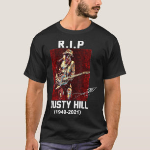 Camiseta Rip Dusty Hill 1949 2021 T-Shirt Clássico