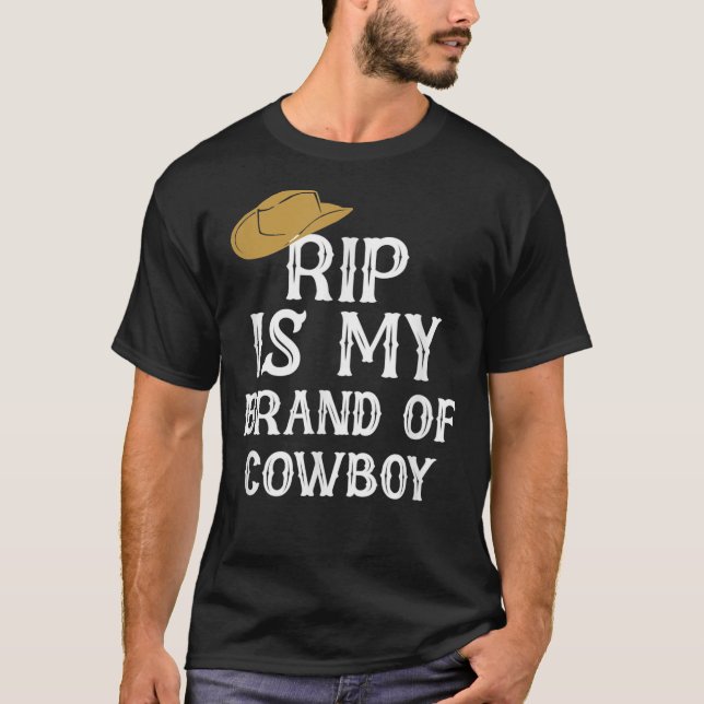 Camiseta Rip é minha Marca de Cowboy Yellowstone Essential  (Frente)