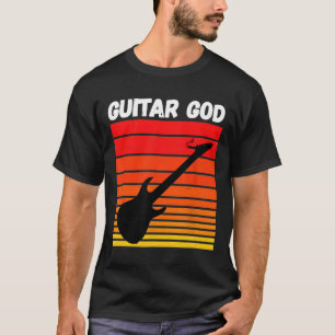 Camiseta Rip Eddie Tribute Retro Guitar God Guitar With Cig