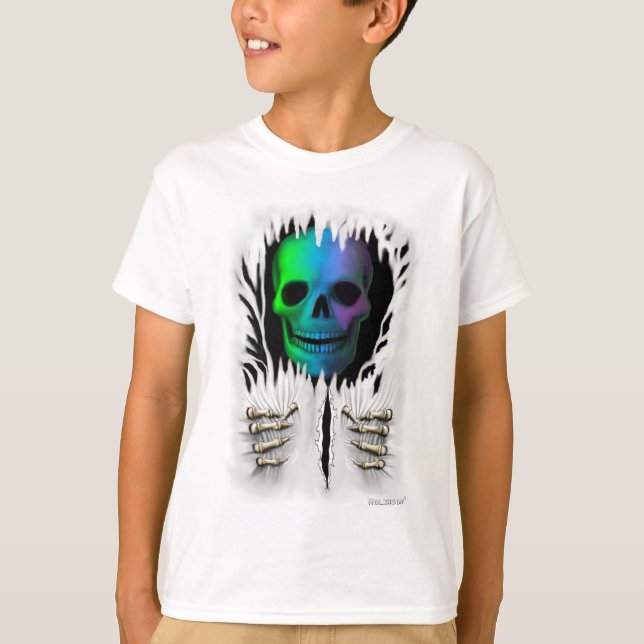 CAMISETA RIP ESQUELETO (Frente)