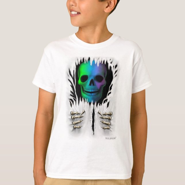 CAMISETA RIP ESQUELETO (Frente)