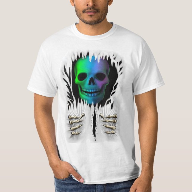 CAMISETA RIP ESQUELETO (Frente)