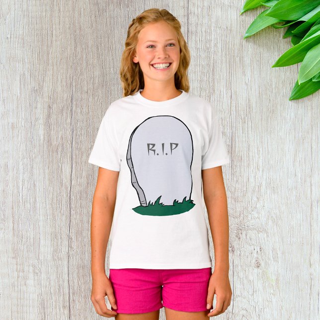 Camiseta RIP Gravestone Cemitério T-Shirt (Criador carregado)