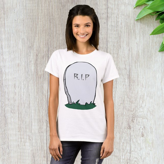 Camiseta RIP Gravestone Cemitério T-Shirt (Criador carregado)
