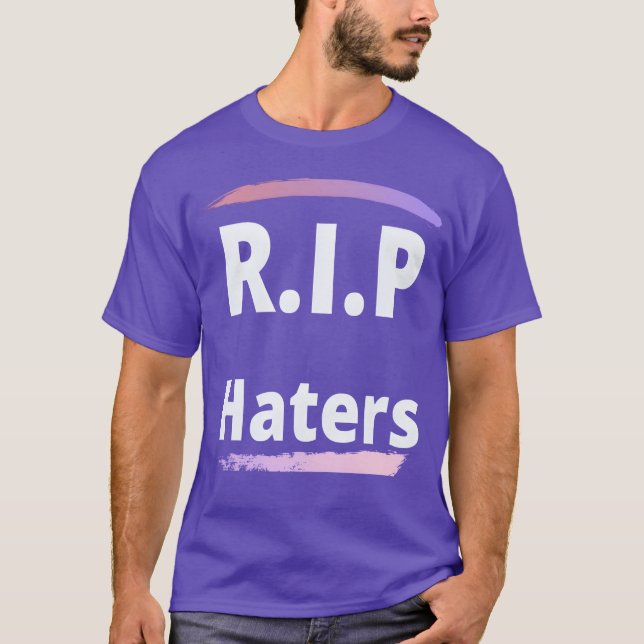 Camiseta RIP haters girl (Frente)