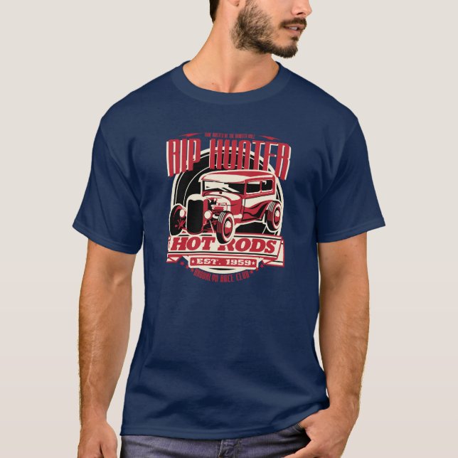 Camiseta Rip Hunter Hot Rods T Shirt (Frente)