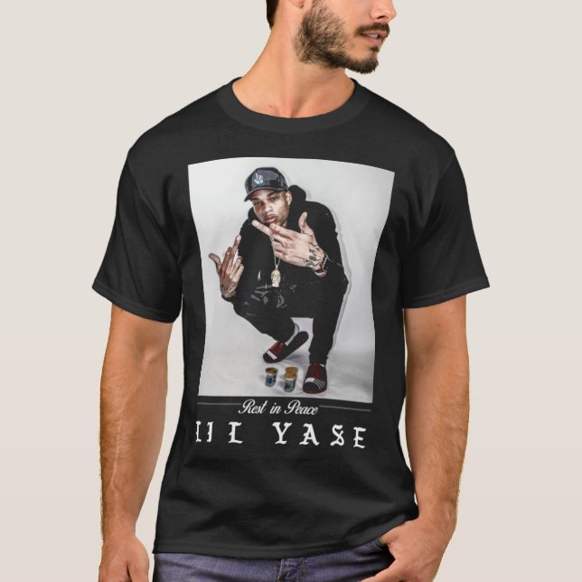 Camiseta RIP Lil Yase, Lil Yase Restam Em Paz, RIP Lil Yase (Frente)