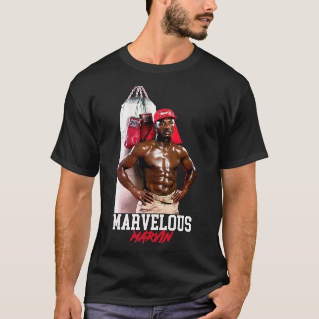 Camiseta RIP Marvin Hagler Marvelous Classic T-Shirt Essent (Frente)