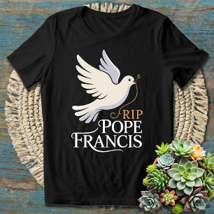 Camiseta RIP Papa Francisco - Um Legado de Amor e Paz
