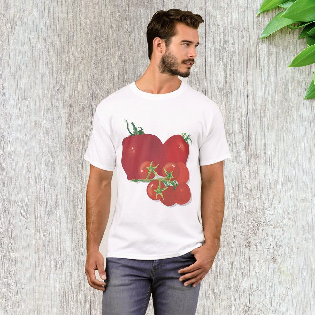 Camiseta Ripe Tomates Vermelhos (Criador carregado)