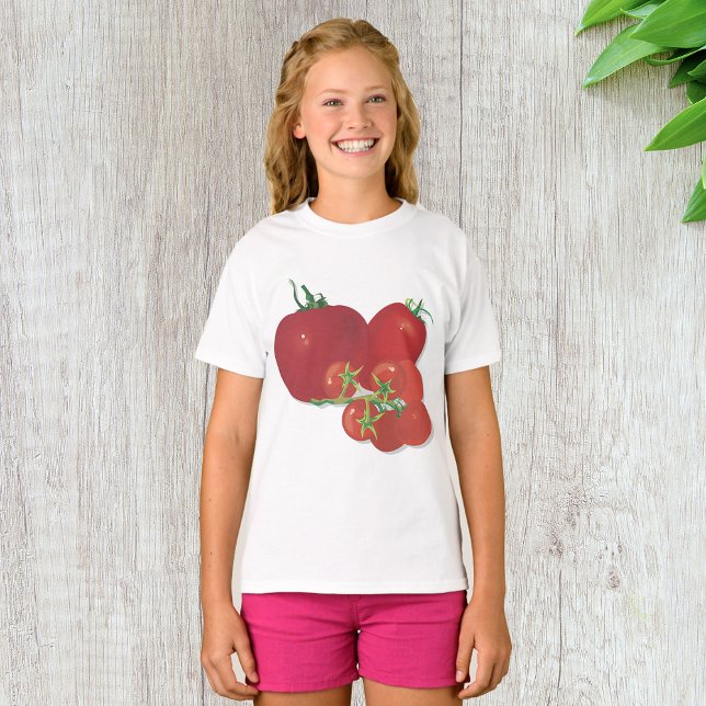 Camiseta Ripe Tomates Vermelhos (Criador carregado)
