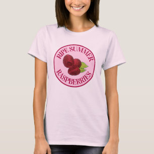 Camiseta Ripes, frescos, de Verão, framboesas-framboesas Fr