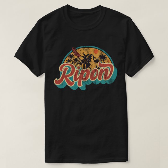 Camiseta Ripon, Califórnia (Frente do Design)