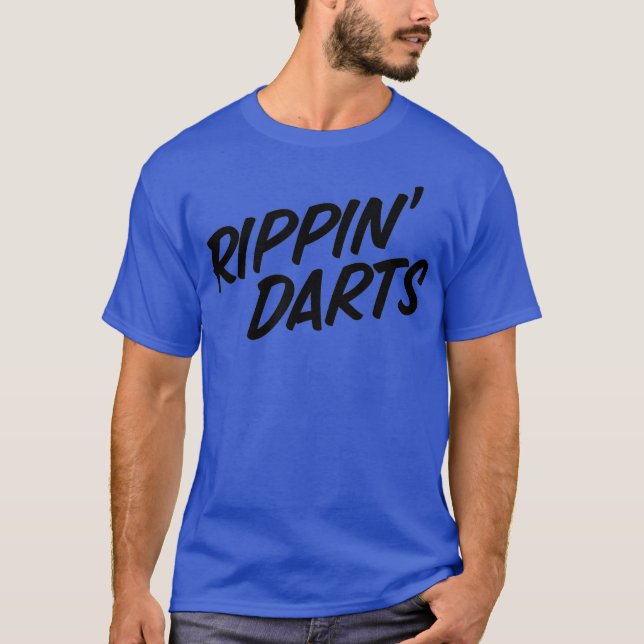 Camiseta Rippin Darts Engraçado Cigarros Fumantes Vapetrech (Frente)