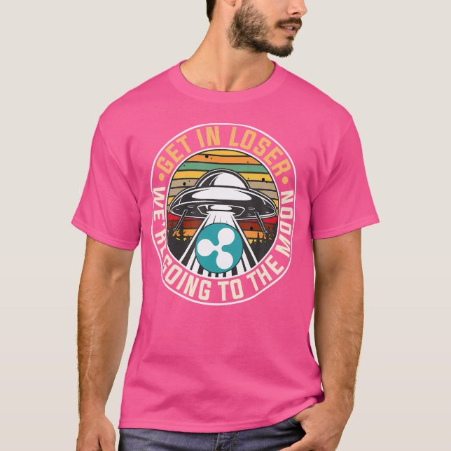 Camiseta Ripple Xrp Entra Em Perdedor Vamos Para A Lua C (Frente)