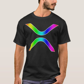 Camiseta Ripple XRP no Rainbow Gradient TShirt