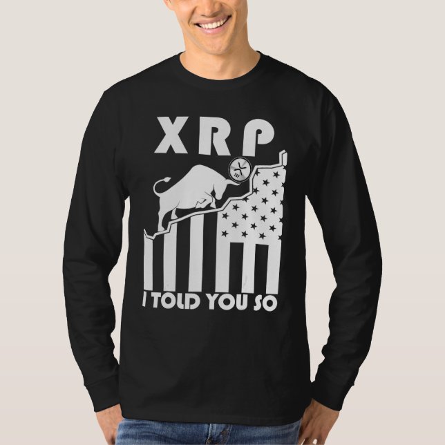 Camiseta Ripple Xrp Trader Crypto Asset Trade Tendend Gr (Frente)