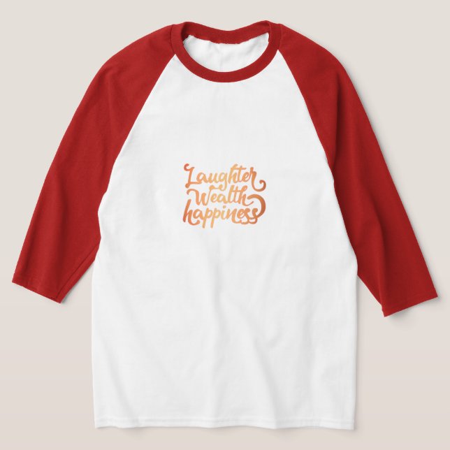 Camiseta Riqueza do riso Felicidade (Postura )