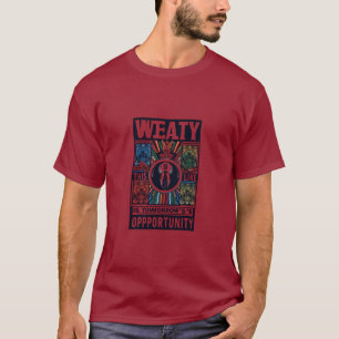 Camiseta Riqueza é a oportunidade de amanhã